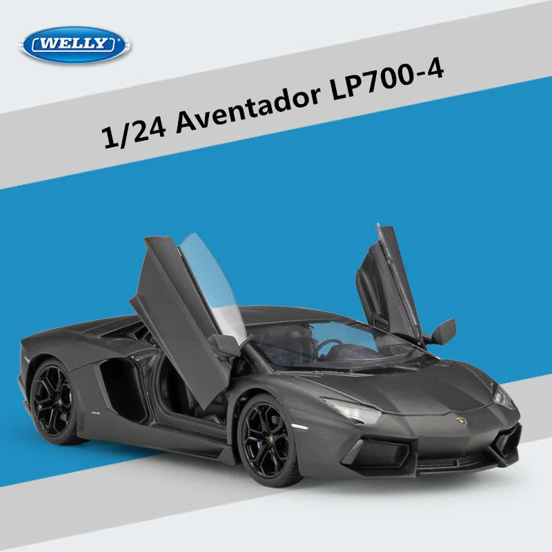 1:24 Lamborghini Aventador LP700-4 Alloy Sports Car Model Diecast Metal Racing Vehicles Car Model Simulation Kids Toy Gift