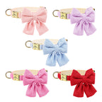 🎀🐾 Personalized Dog Collar with Bowtie – Custom Engraved ID