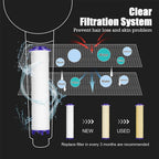 🚿💨 High-Pressure Turbo Fan Shower Head – Handheld Water-Saving Rainfall Spray with 5 Filters | Bathroom Accessories