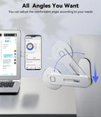 Magnetic Laptop Phone Holder – Slim Foldable Side Mount