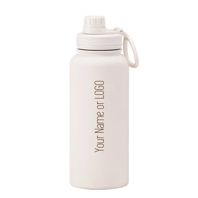 PURACOOL Custom Water Bottle 1000ML – Personalized Thermal Tumbler Gift 💧✨