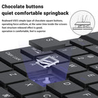 ⌨️🖱️ Mini Wireless Bluetooth Keyboard & Mouse Set – Portable for iPad & Android