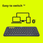 ⌨️🔴 Logitech K380 Wireless Bluetooth Keyboard – Network Red Edition