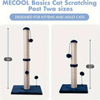 🐾🌳 34-Inch High Premium Sisal Cat Scratching Post with Hanging Ball