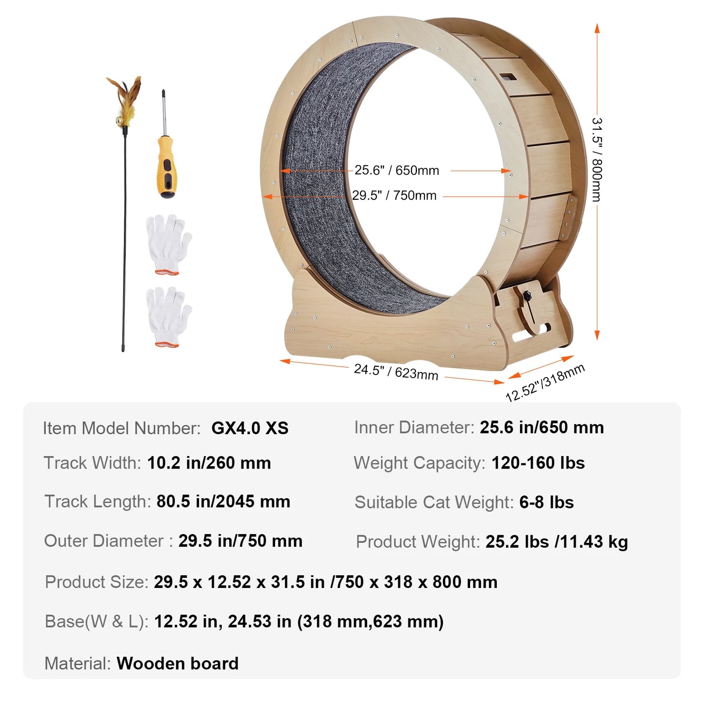 🐱🏃‍♀️ SucceBuy Wooden Cat Exercise Wheel – Large Indoor Treadmill 🔎 SEO Title
