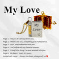 📖💙 To My Champion Son Book Necklace 🏆 | Engraved Openable Book Pendant with 6 Message Pages ✨ | Birthday Gift for Boys – My Little Hero 💪