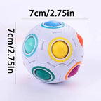Magic Rainbow Puzzle Ball – Color Matching Brain Teaser Fidget Toy