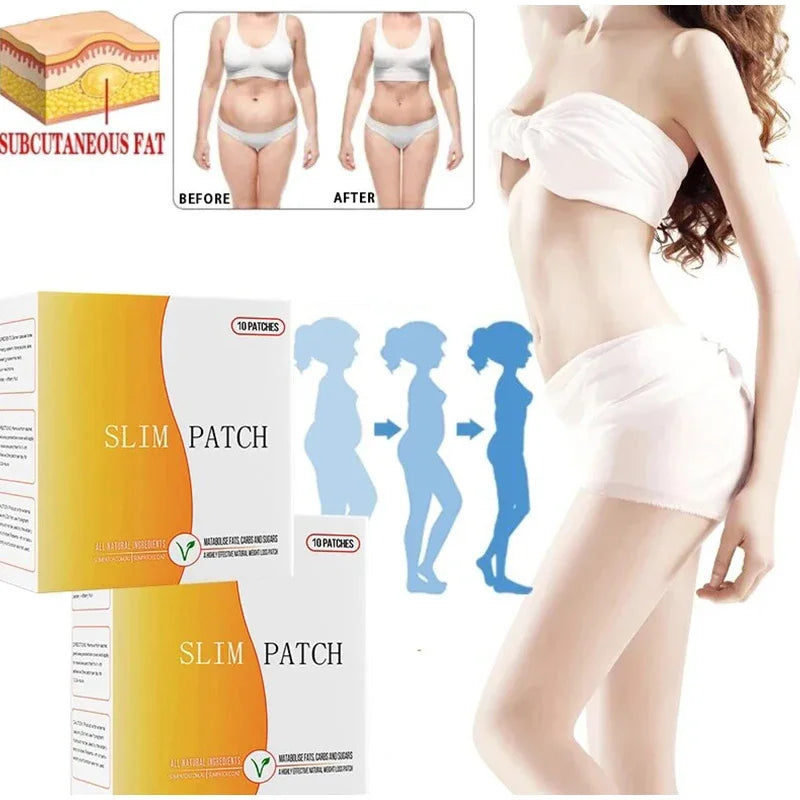 🔥🌿 Belly Slimming Patch – Fast Fat Burning Detox Navel Sticker | Abdominal Slim Patch with Magnetic Support