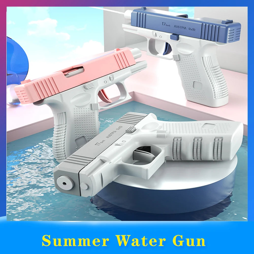 💦☀️ Summer High-Pressure Water Gun – Non-Electric Full-Automatic Shooting Water Pistol for Kids