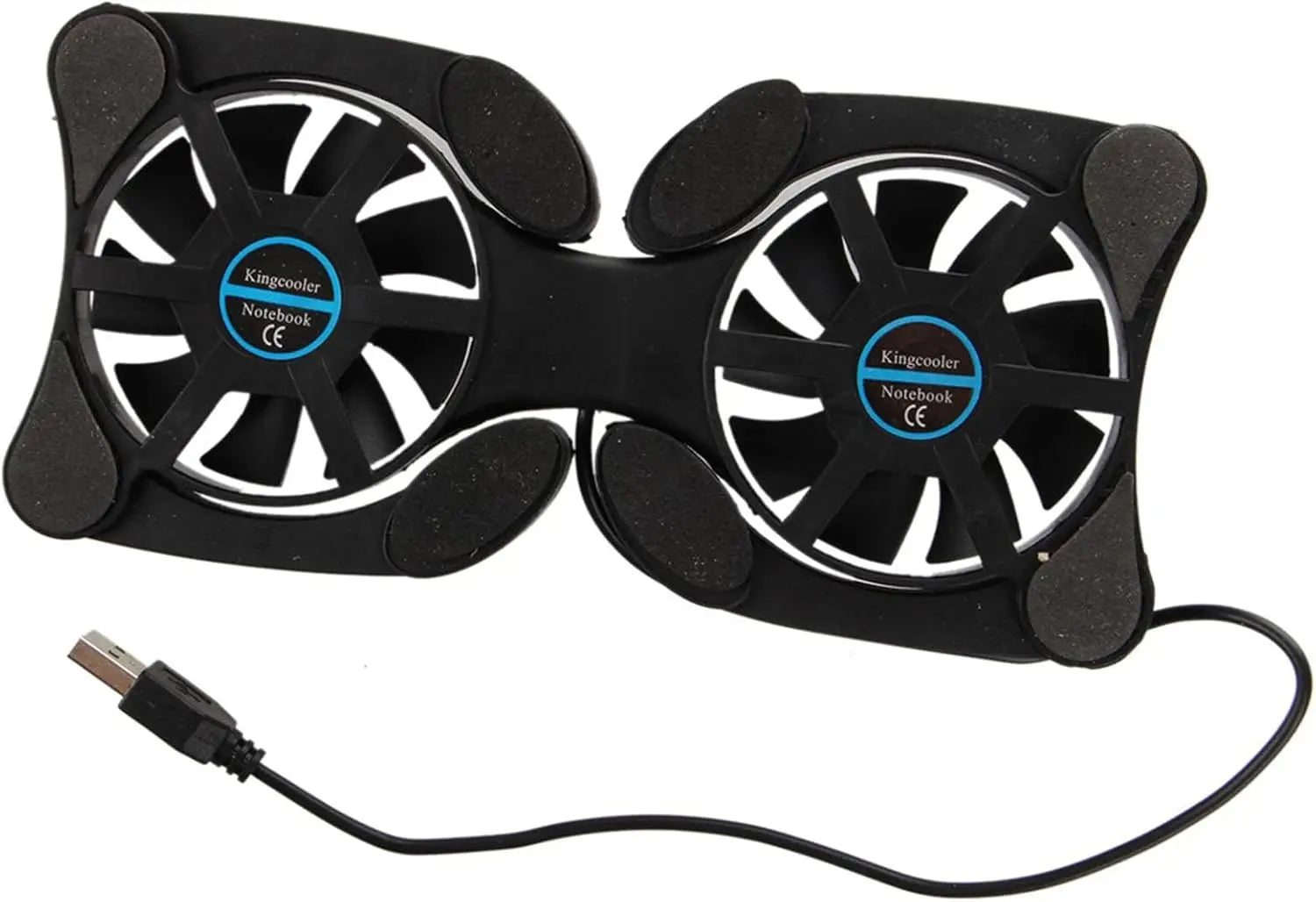 ❄️💻 Ultra Slim Laptop Cooling Pad – Low Noise Portable Cooler (7–15”)