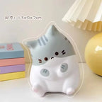 Cute Chubby Cat Squishy Toy – Slow-Rebound PU Sensory Fidget
