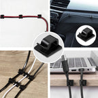 🔌📎 10/50PCS Cable Management Clips – Wire Organizer & Cord Holder
