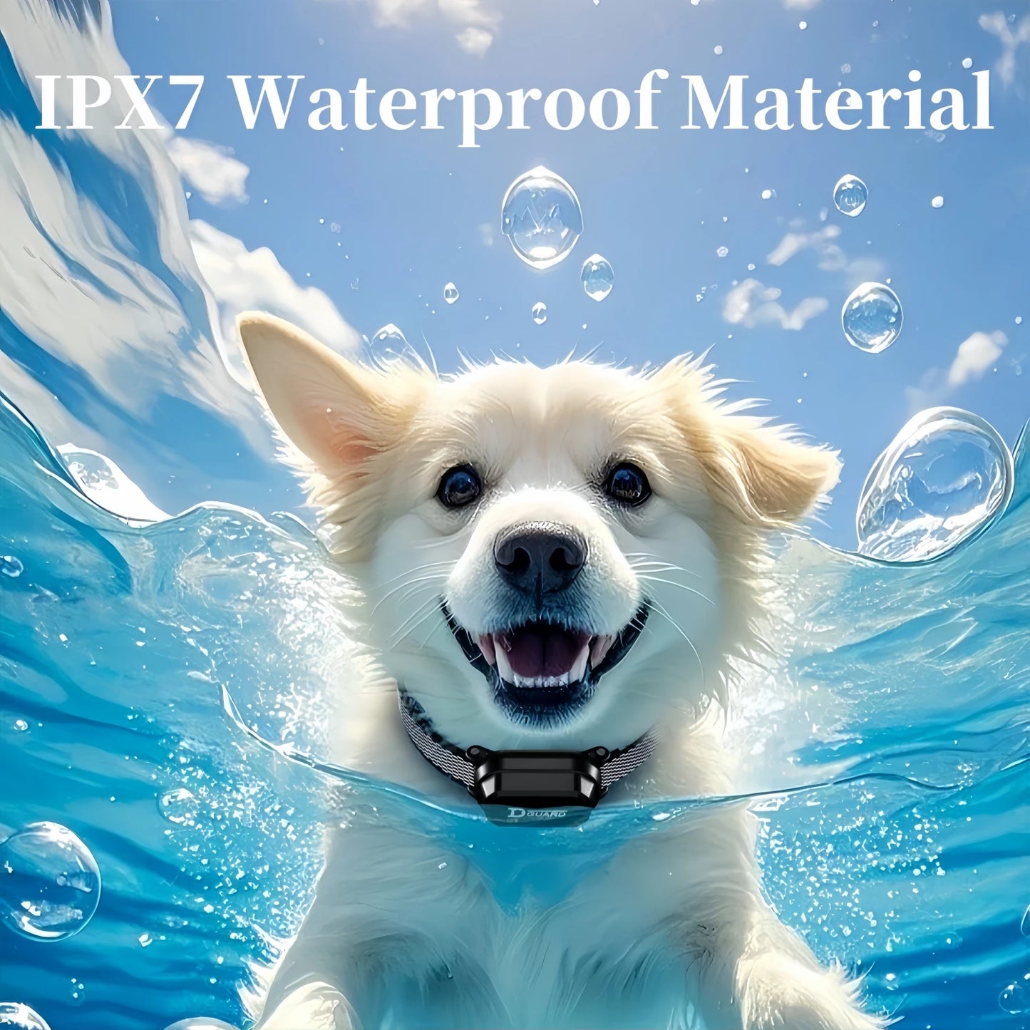 🐶📡 800m Digital Dog Training Collar – Waterproof Rechargeable with LCD