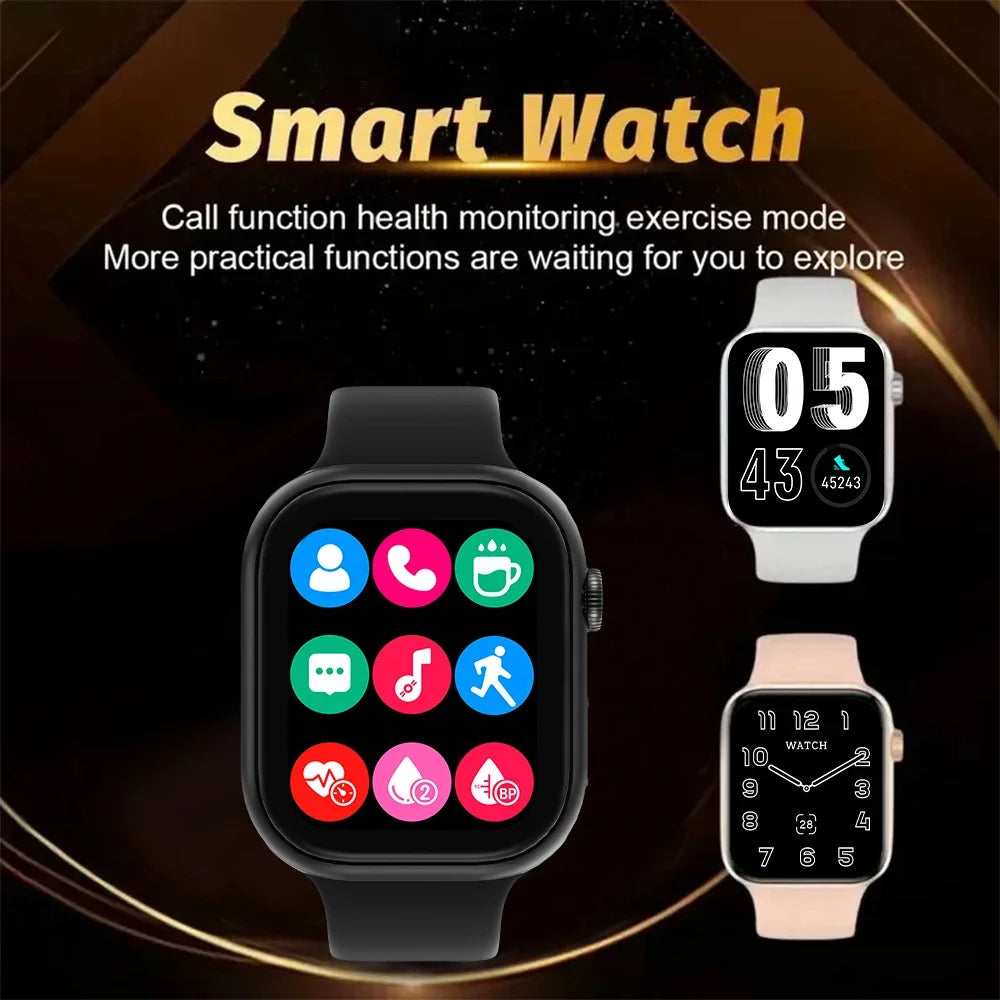 New Smartwatch for Men & Women – 1.73" HD Bluetooth Call Smart Watch for Android & iOS | Heart Rate, Blood Oxygen & Blood Pressure Monitor | Fitness Activity Tracker (LAXASFIT)