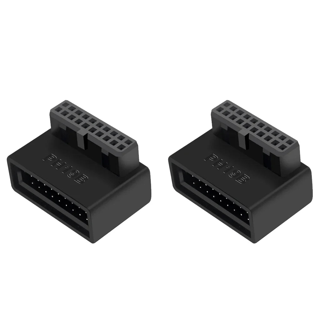 USB 3.0 Motherboard Header Adapter 19P/20P 90° Desktop Converter