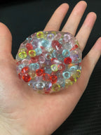 Rainbow Cube Stress Ball – TPR Bead Sensory Squeeze Fidget Toy
