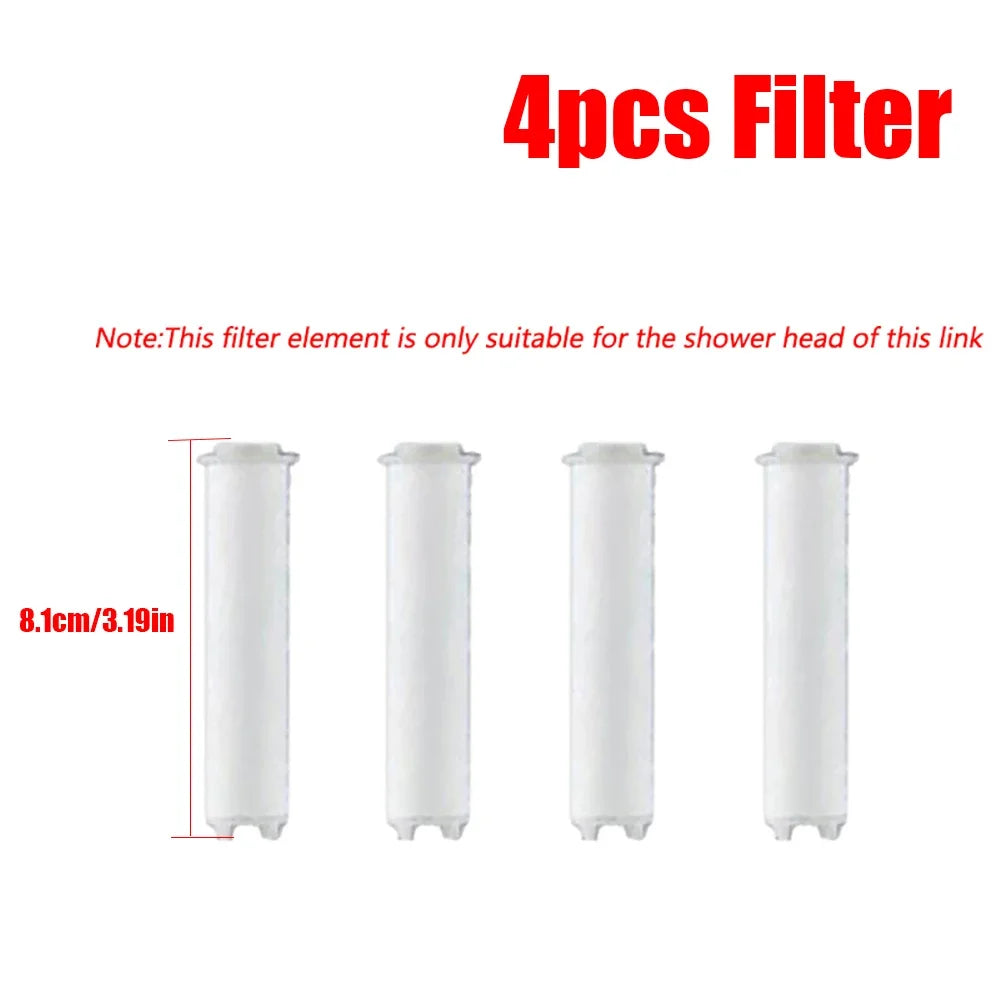 🚿💧 5 Spray Portable Shower Head – High Pressure Large Flow ABS Spa Shower with Filter & Stop Button