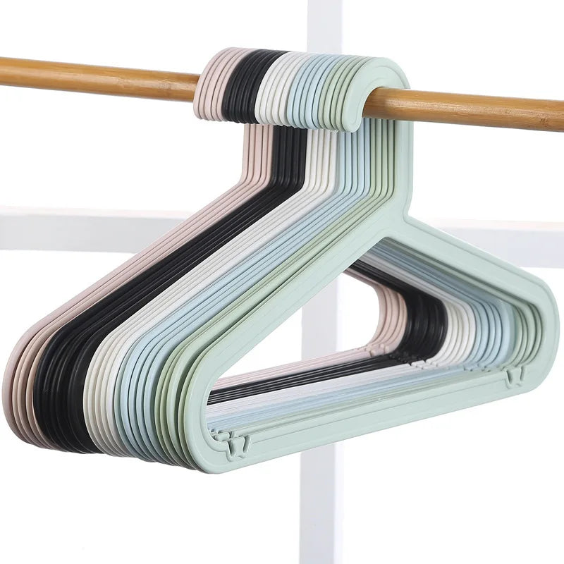 👔✨ Traceless Non-Slip Coat Hangers | Multi-Function Adult Wardrobe Hangers 🧥 | Dry & Wet Clothes Hanging, Household & Wholesale Use