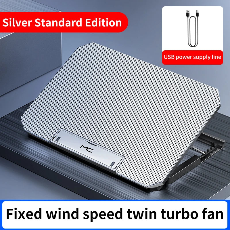 🔥❄️ Q100 17-Inch Gaming Laptop Cooler – 2600RPM LED Screen