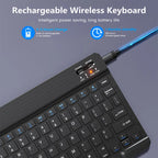⌨️🖱️ Mini Wireless Bluetooth Keyboard & Mouse Set – Portable for iPad & Android