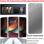 2-Pack Privacy Tempered Glass Screen Protector for Samsung Galaxy S22 Series