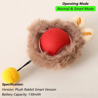 Red Plush Rat Toy