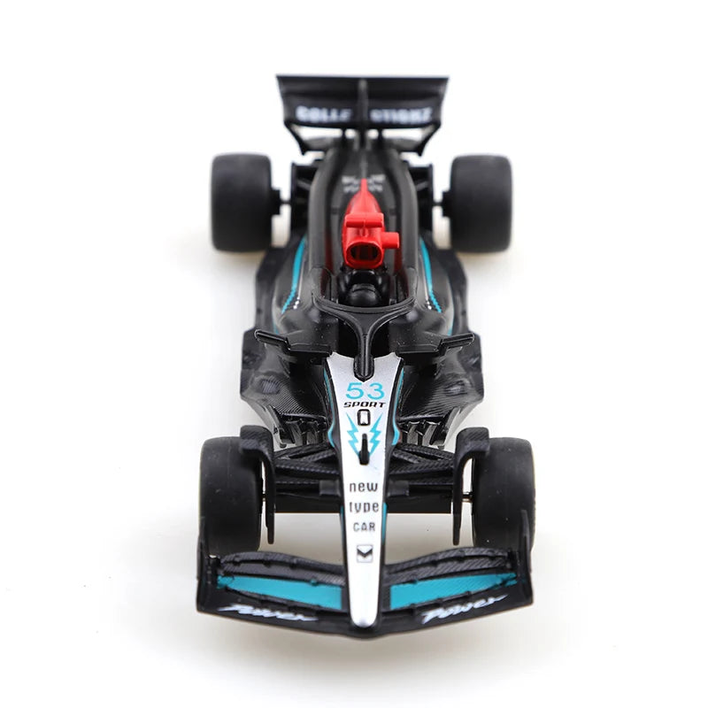 (Bagged) 1.43 Alloy Model Racing Car Toy, Exquisite Formula Alloy Pullback Racing Car, Children's Toy, Best Birthday Gift.