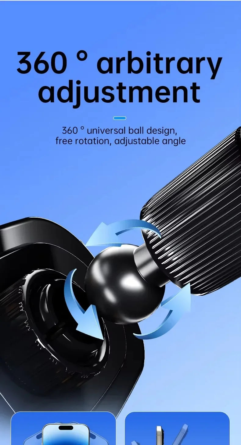 🚗📱 UYUXIO 15W Wireless Car Charger Air Vent Mount