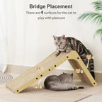 🐾📐 L-Shape Cardboard Cat Scratcher – Wear-Resistant Scratch Post