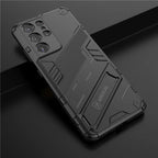 Solid Armor Cyber Shockproof Case with Stand for Samsung Galaxy