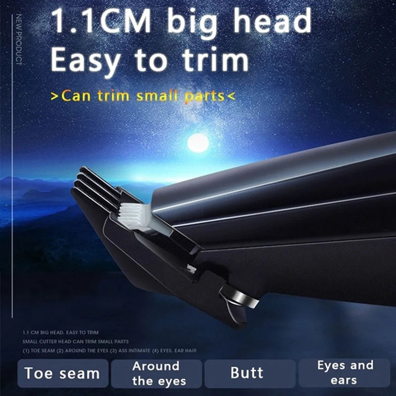 Electric Pet Clipper Grooming Kit – Rechargeable Professional Trimmer for Dogs & Cats
