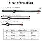 🐱📍 Silicone Anti-Lost Cat Collar for Apple AirTag – Adjustable Tracker Holder