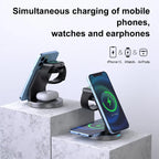 3-in-1 MagSafe Wireless Charger Stand – Fast Charging Station
