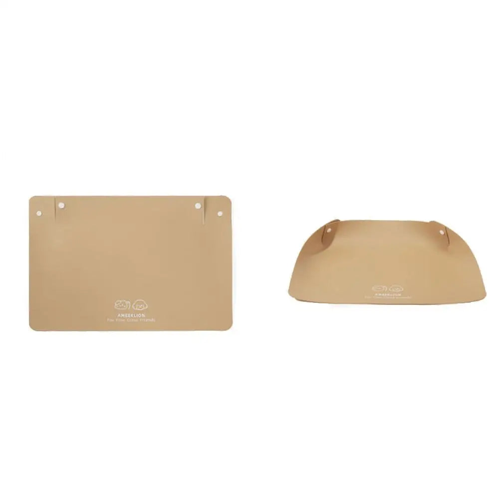 Pet Supplies PU Leather Pet Anti Spill Placemat Waterproof Oil Resistant Dog Food Pad Anti Slip Pet Feeding Mat Drinking Feeding