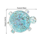 Glitter Turtle Stress Ball – Transparent TPR Sensory Squeeze Fidget Toy