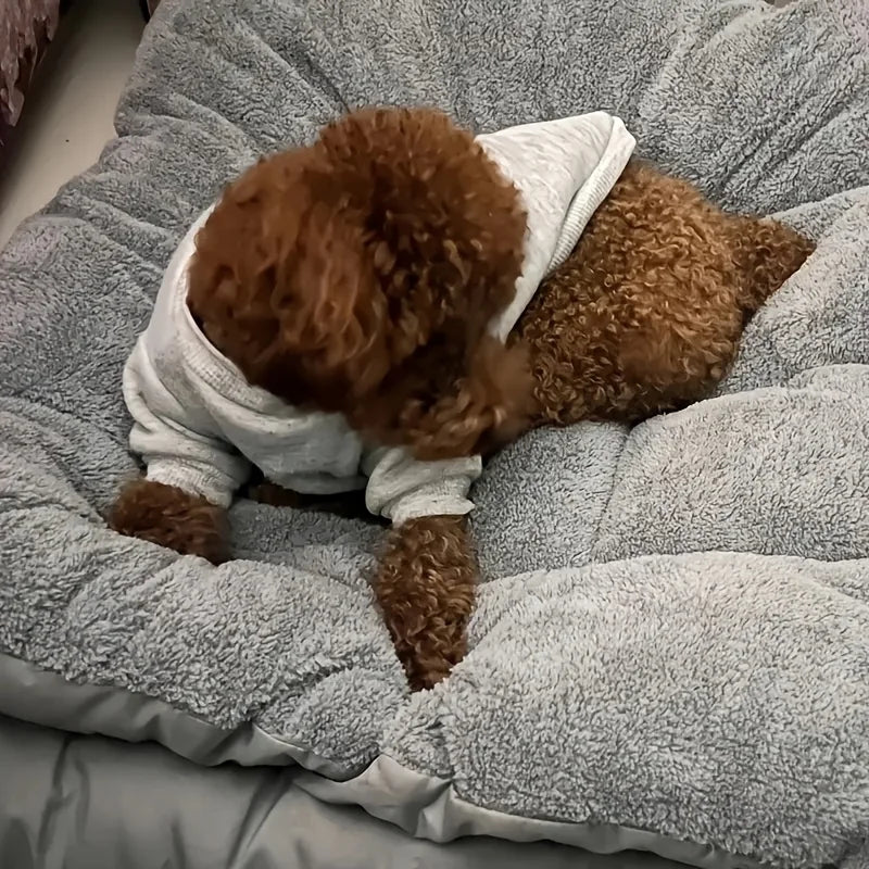 🛋️🐾 Oversized Plush Pet Bed Sofa – Ultra Soft Rectangle Mat