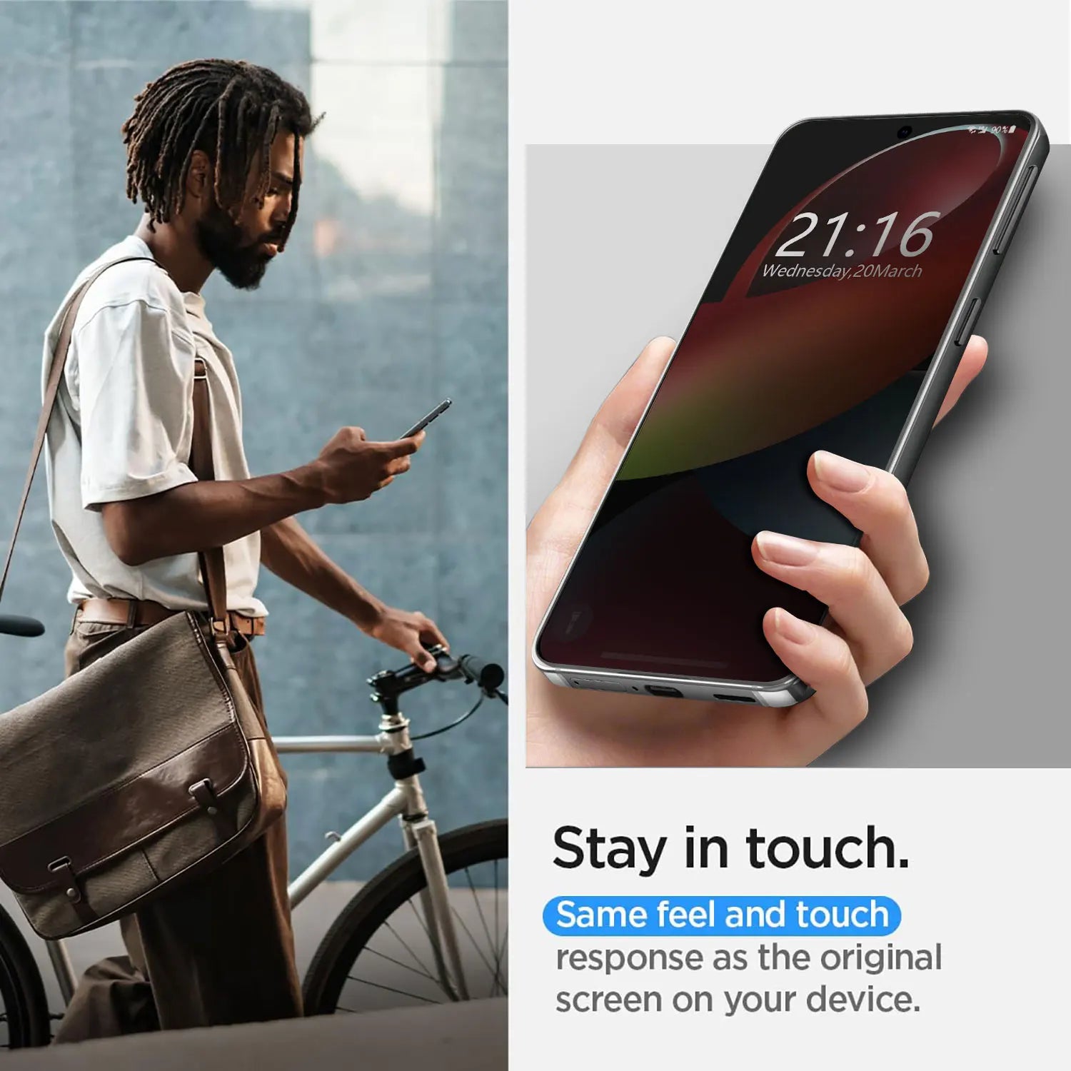 2-Pack Privacy Tempered Glass Screen Protector for Samsung Galaxy S22 Series