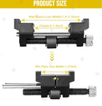 Adjustable Chisel Honing Guide Jig – Carbon Steel Roller Angle Sharpener for Wood Chisels &amp; Plane Irons