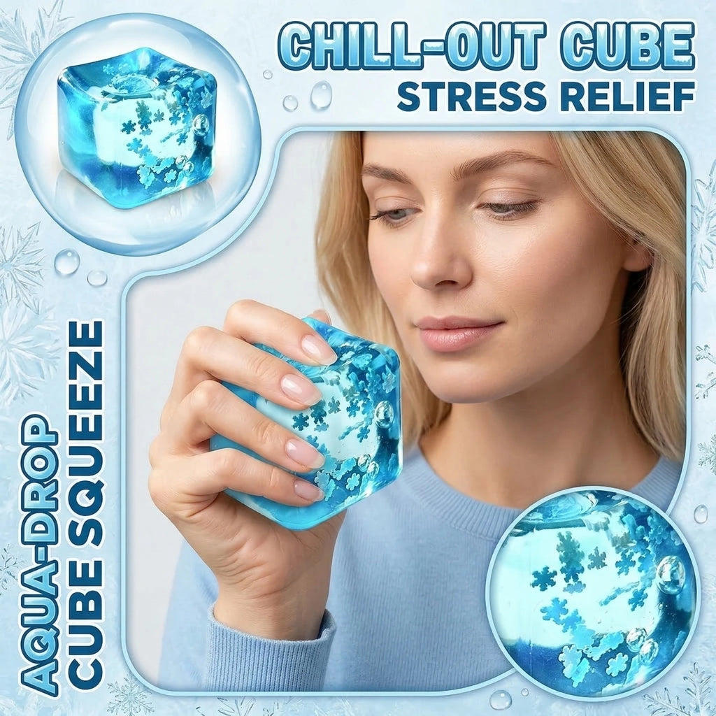 Soft Ice Cube Squishy Toy – Slow-Rising Snowflake Sensory Fidget