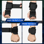 🏋️ Weight Lifting Hook Grips with Wrist Wraps – Heavy Duty Lifting Straps for Deadlifts, Pull-Ups & Strength Training 💪