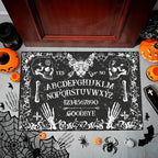 Halloween Welcome Doormat – Dancing Pumpkin & Skull