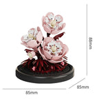 🌸🧱 Potted Plant Micro Building Blocks – Simulation Lily & Rose Flower Assembling Brick Model for Kids & Home Décor