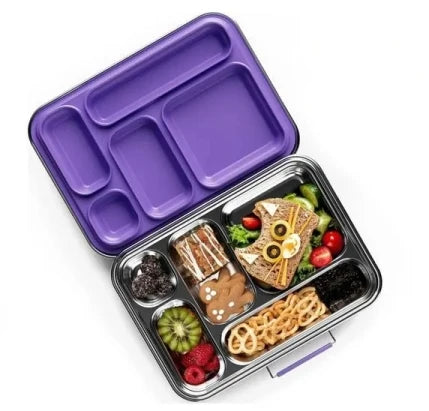 🥪✨ Stainless Steel Leakproof Bento Lunch Box | Food-Safe Compact Lunch Container 🍱 | Sandwich Friendly Lunch Box for Kids & Adults