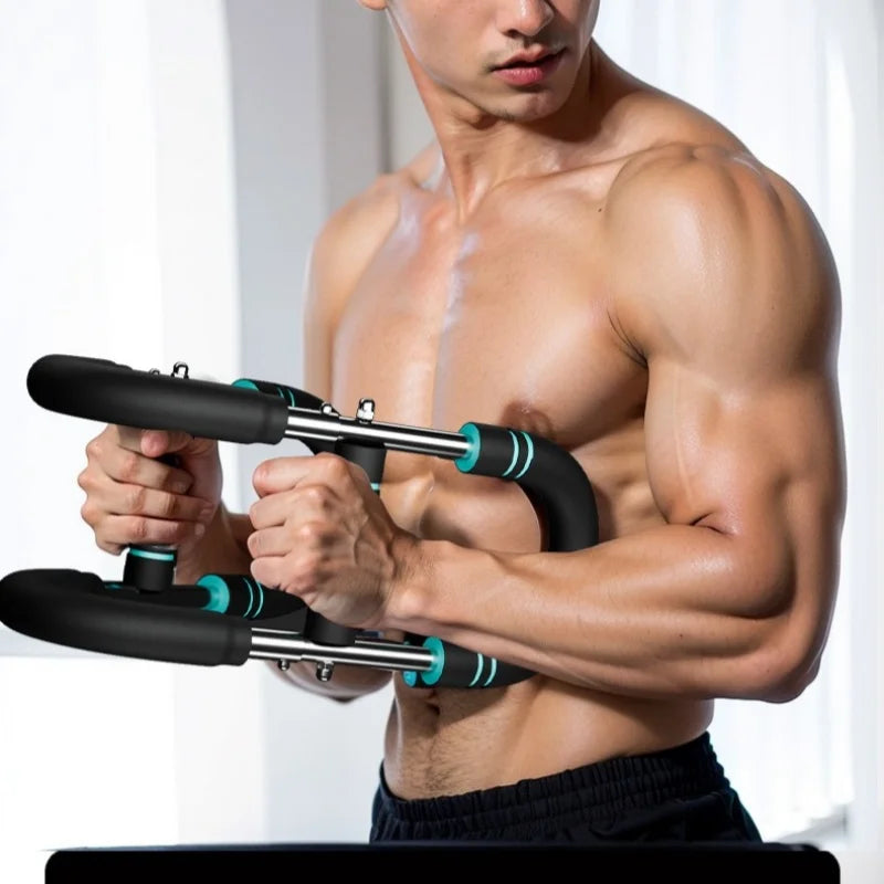 Twister arm Trainer, Adjustable Resistance (60-140 lbs) Chest Workout Equipment,Forearm Power Exercise bar , pectoralis spinalis