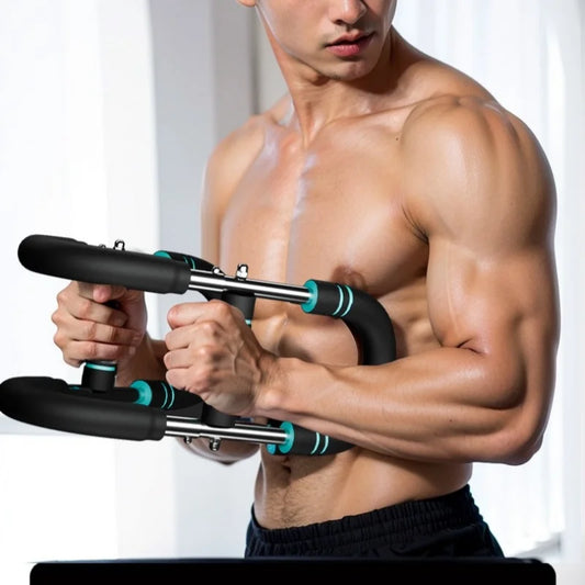 Twister arm Trainer, Adjustable Resistance (60-140 lbs) Chest Workout Equipment,Forearm Power Exercise bar , pectoralis spinalis