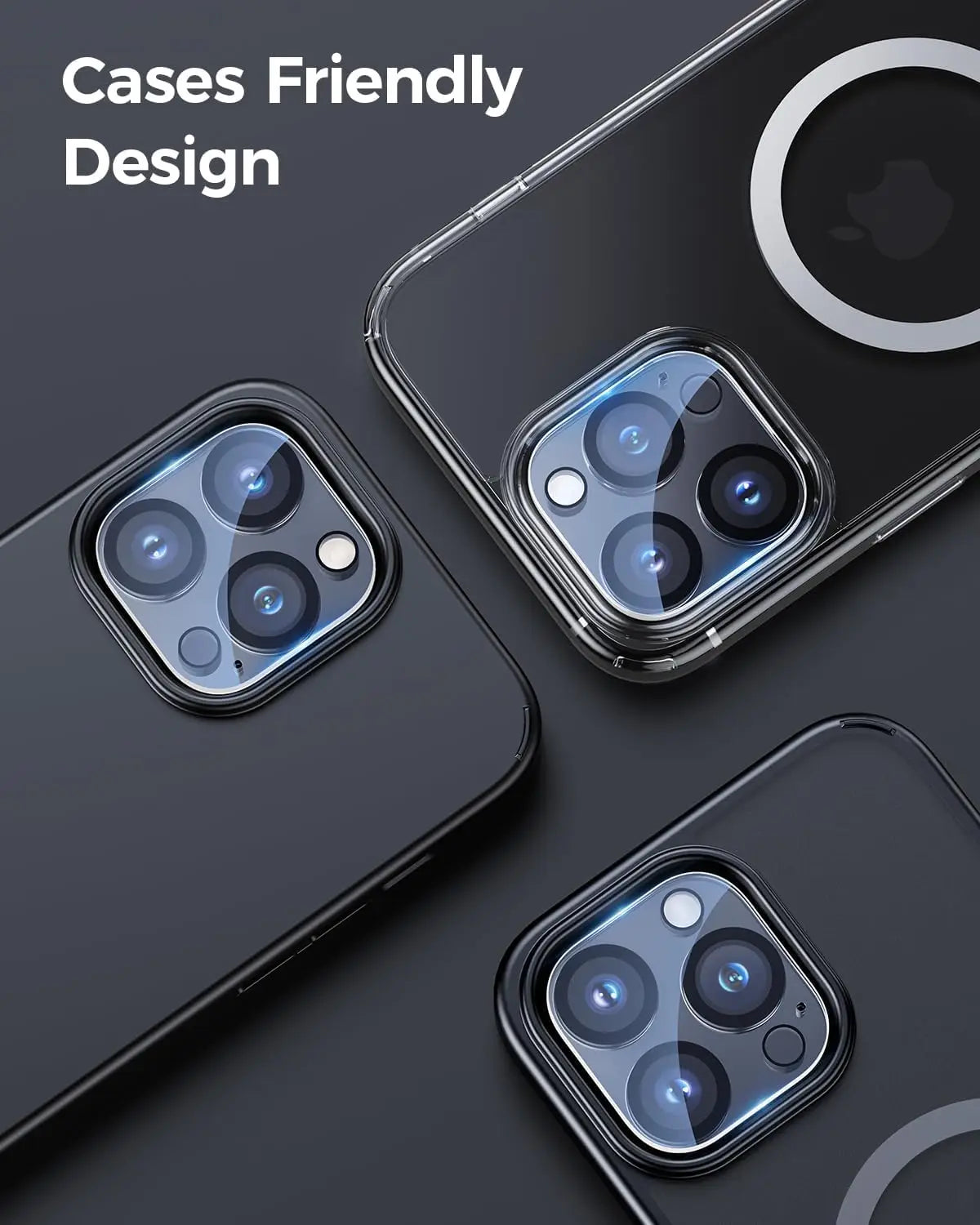 2/4PCS 9H HD Camera Lens Protector for iPhone 16 Pro / Pro Max