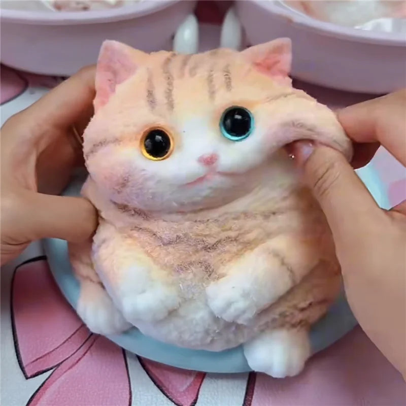 Cute Animal Squishy Toy – Ultra Soft Stretchy Cat & Dog Fidget Toy
