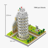 Tower of Pisa blocks / with box
