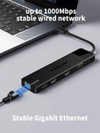 🚀💻 Lemorele TC100 13-Port USB-C Hub – 4K HDMI RJ45 1000Mbps Dock 🔎 SEO Title