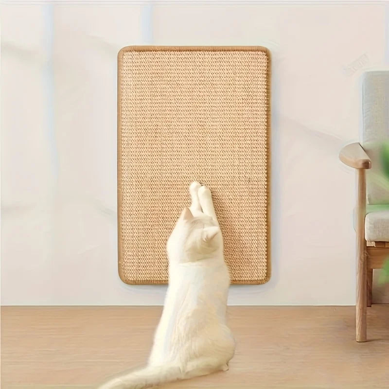 A sturdy and thick cat scratch board - free of clutter, sofa safety, used for exercise and relaxation